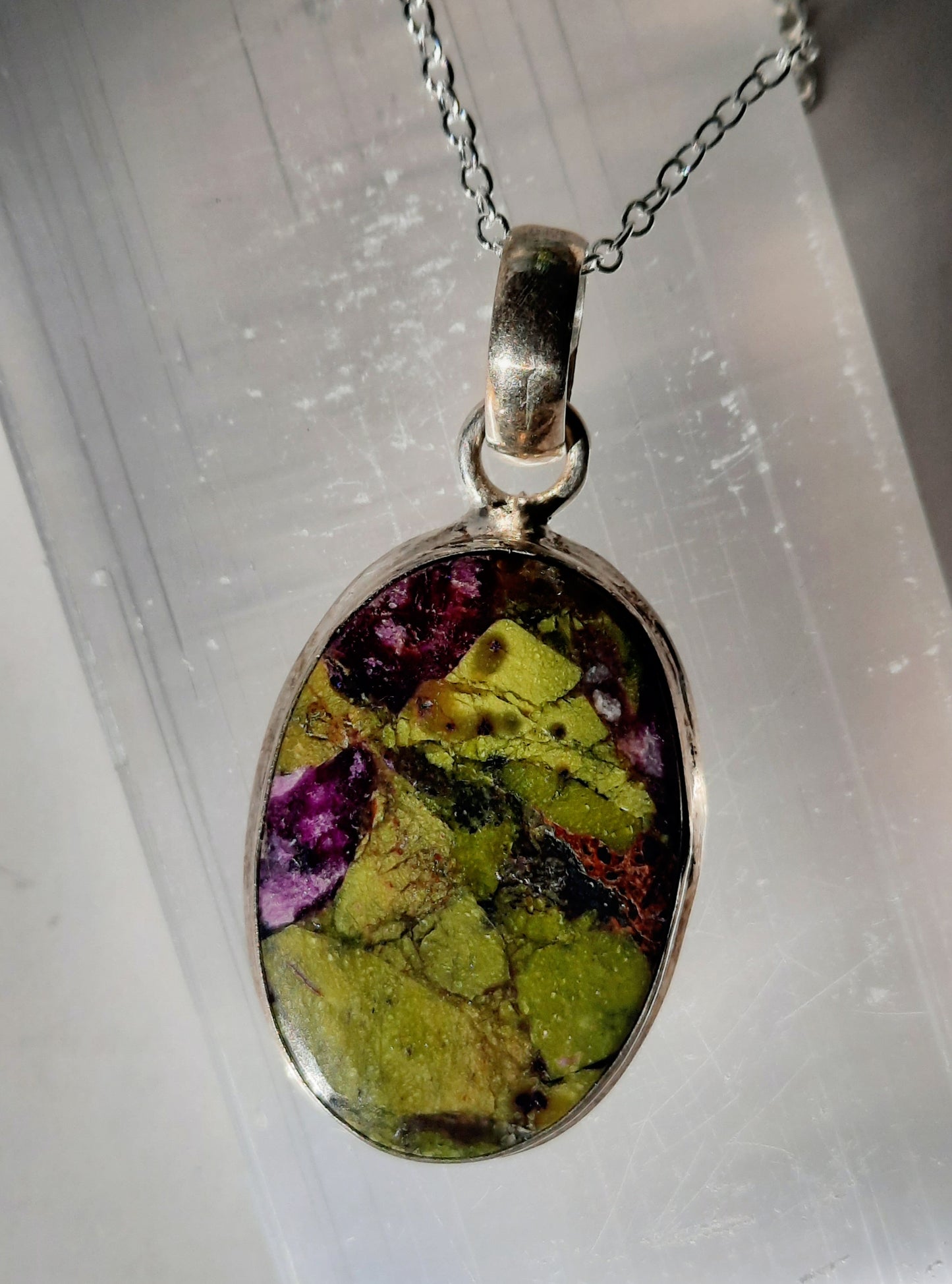 Atlantisite set in .925 Silver