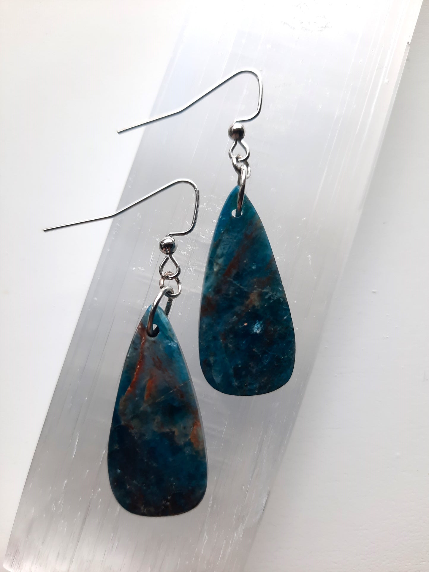 Blue Apatite Earrings