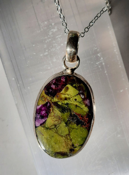 Atlantisite set in .925 Silver